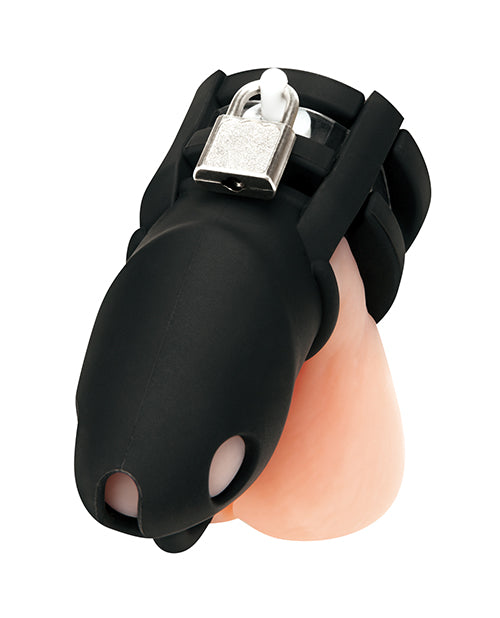 blue-line-2-silicone-mini-cock-cage-with-ball-divider-black1