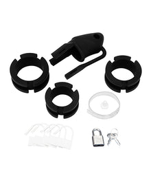 blue-line-2-silicone-mini-cock-cage-with-ball-divider-black2