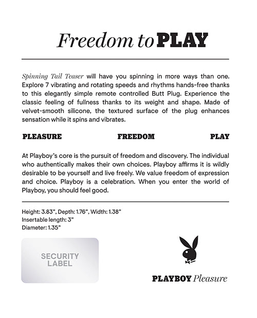 playboy-pleasure-spinning-tail-teaser-butt-plug-salute6