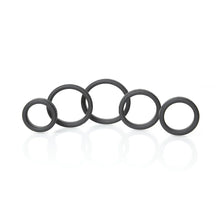 Boneyard Silicone Ring 5 Pcs Kit Black