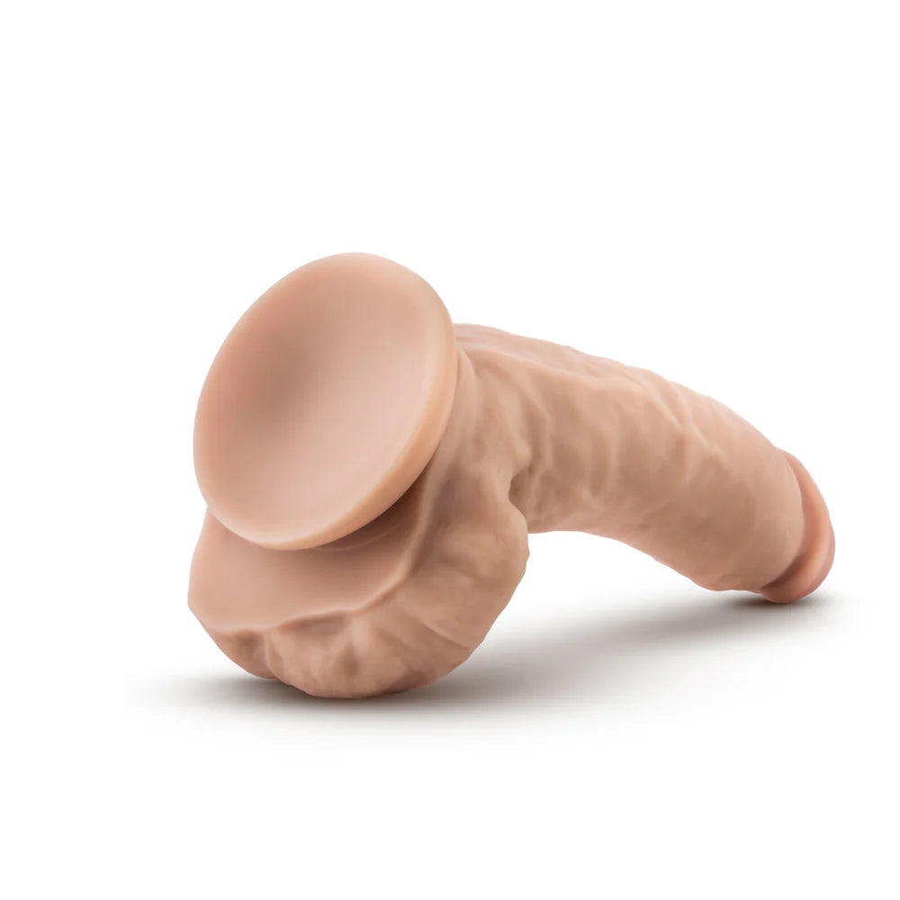 Dr. Skin Mr. Mayor 9 in. Dildo with Balls Beige