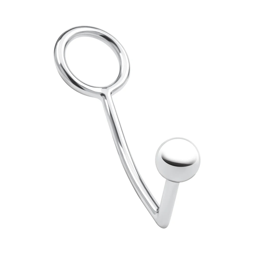 Blue Line Stainless Steel Anal Hook & Cock Ring
