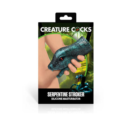 Creature Cocks Serpentine Stroker Silicone Masturbator Green