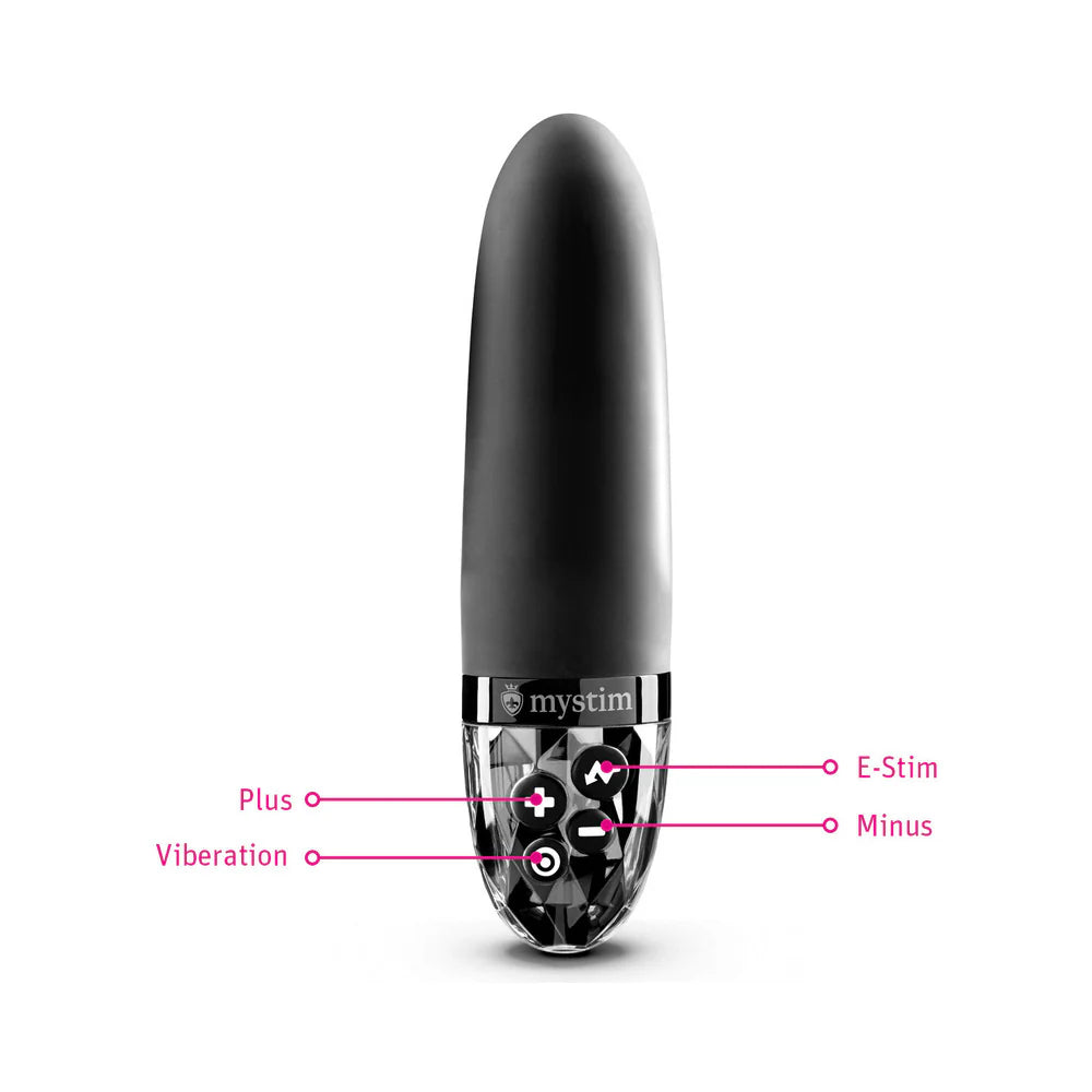 Mystim Sleak Freak E-Stim Vibrator Black