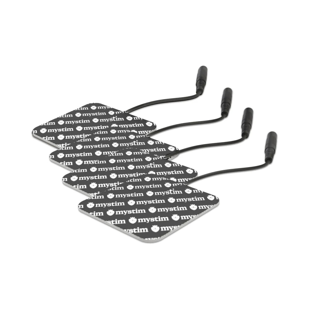 Mystim Replacement Square Electrode Pad 4-Pack