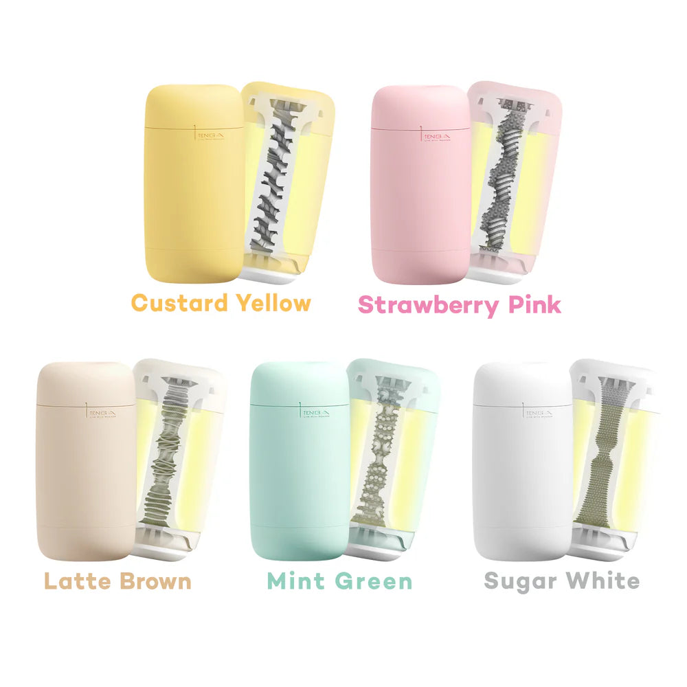 Tenga Puffy Stroker Custard Yellow